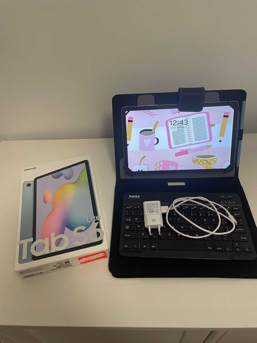 Samsung Lite Tab S6 com teclado