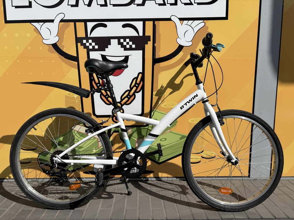Idealny! Rower B-Twin original 100 24" od Lombard Halogsm Łódź