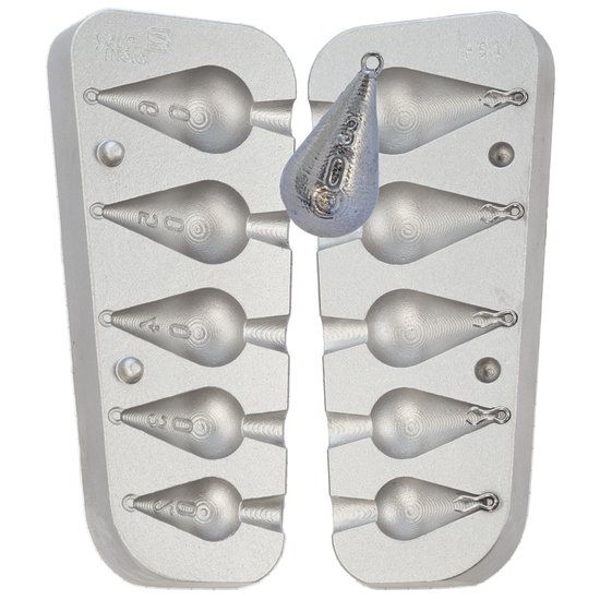 Moldes para chumbadas de pesca