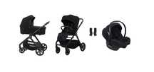 Lekki Wózek dziecięcy 3w1 Espiro ONLY 410 Stylish Black 2025 +AVIONAUT
