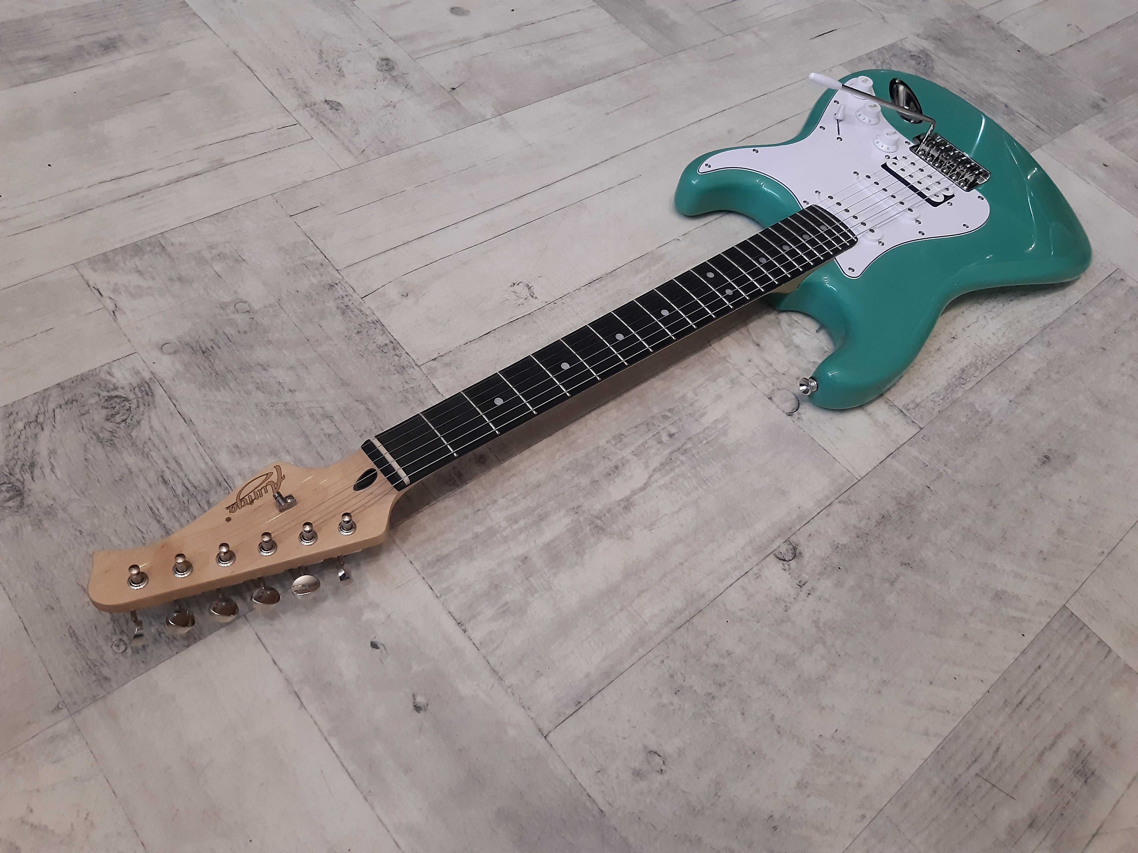 Gitara Stratocaster Auriga -HSS- Surf Green - wysyłka Gratis - zamiana