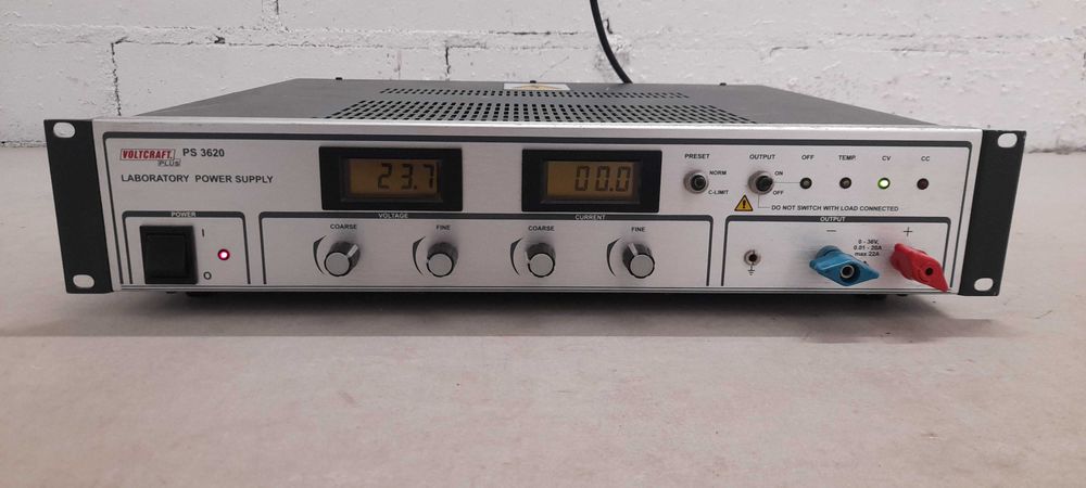 Zasilacz regulowany Voltcraft 22A