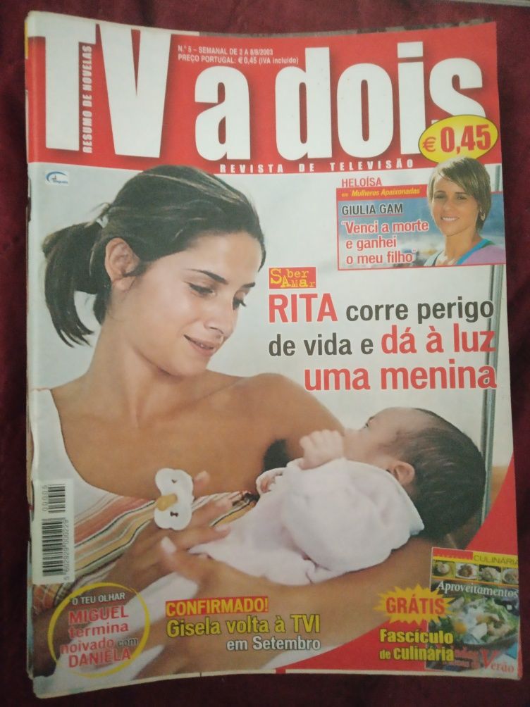 Revistas FLASH, MULHER MODERNA, TV a DOIS