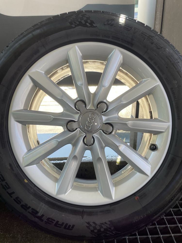 Oryginalne Felgi Audi Q3 17 Letnie Opony 2024 – Stan BDB