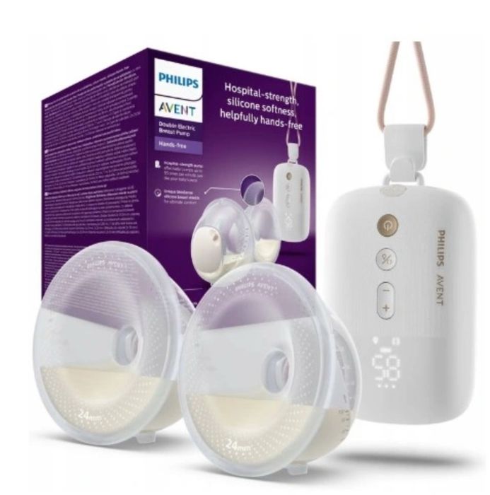 Philips Avent podwójny elektryczny laktator samonośny SCF547/11