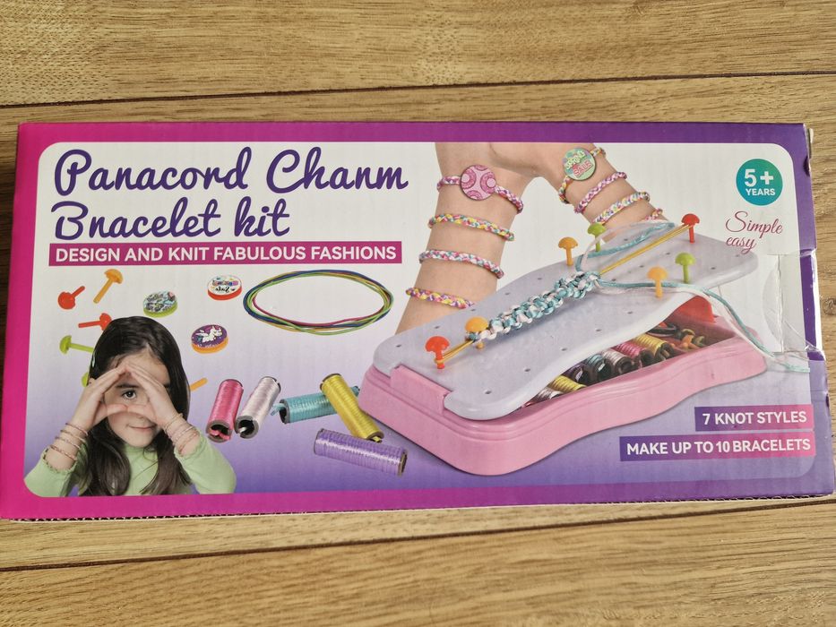 Zestaw do robienia bransoletek sznurkowych