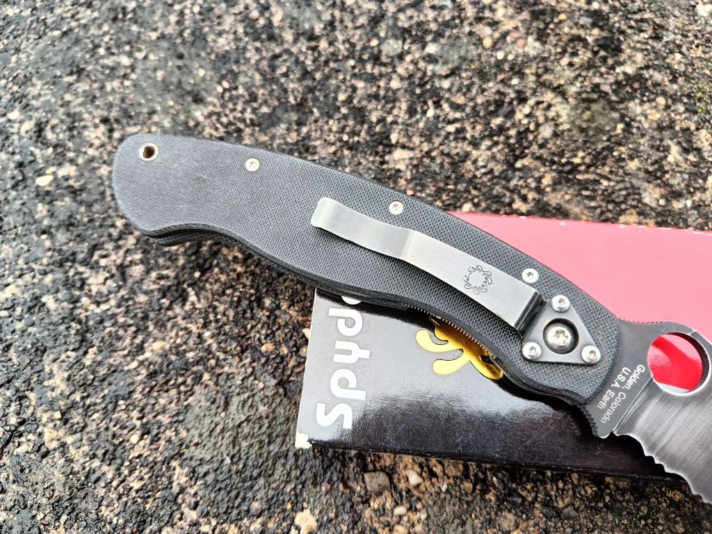 Nóż folder Spyderco Military combo s30v g10 Made in USA