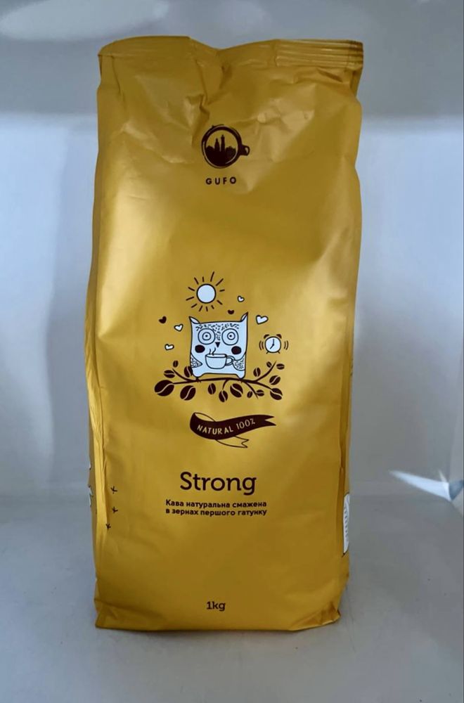 Кава Gufo Strong 100% робуста. ОПТ