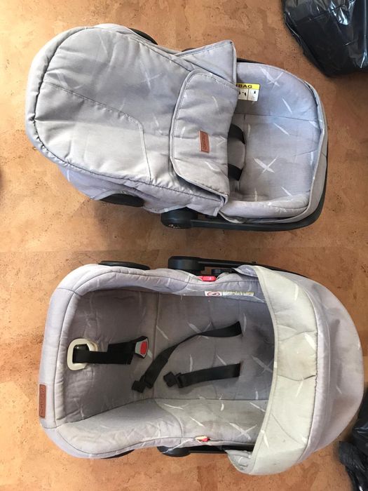 Varios acessorios de puericultura.