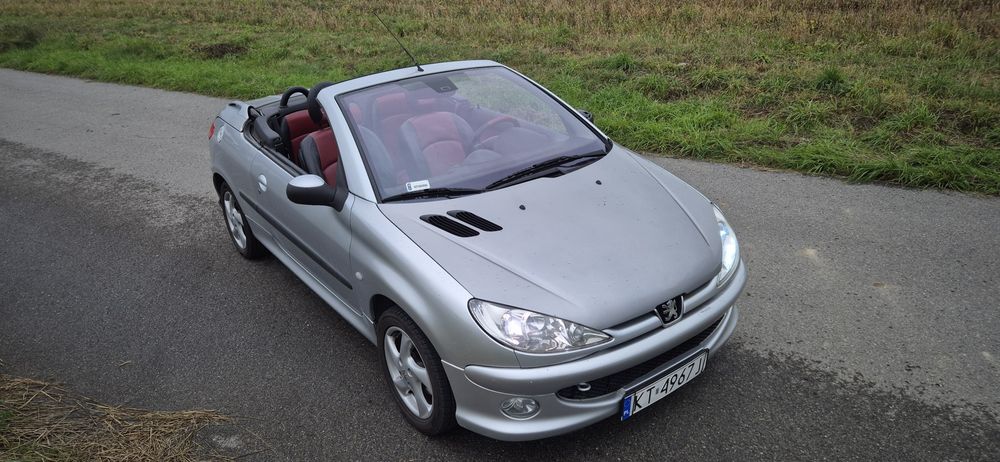 Peugeot 206cc cabrio 1.6 skóra zadbany