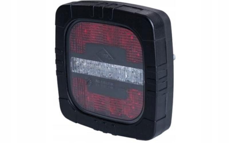 LAMPA ZESPOLONA LED TYLNA TRAKTOR PRZYCZEPA 12/24V 3 FUNKCYJNA