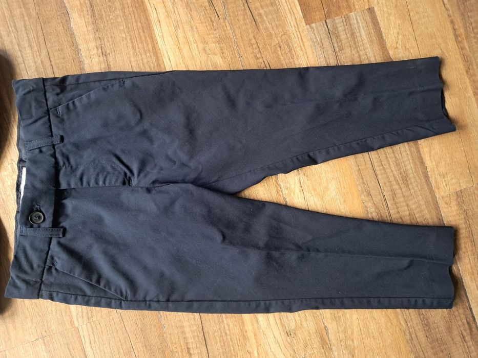 Garnitur chłopięcy granatowy 104 Zara wesele marynarka tailored fit