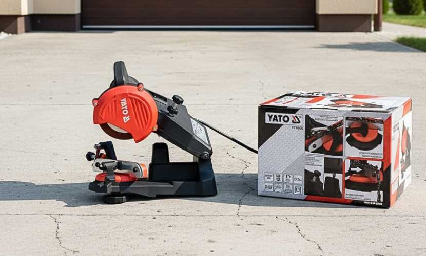 Elektryczna ostrzałka do łańcuchów pił Yato 85W tarcza 108mm blokada