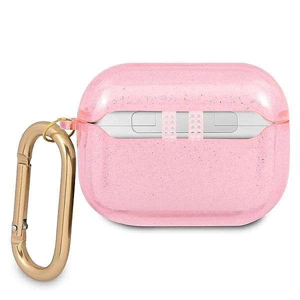 Etui Guess Glitter Collection na AirPods Pro - różowe