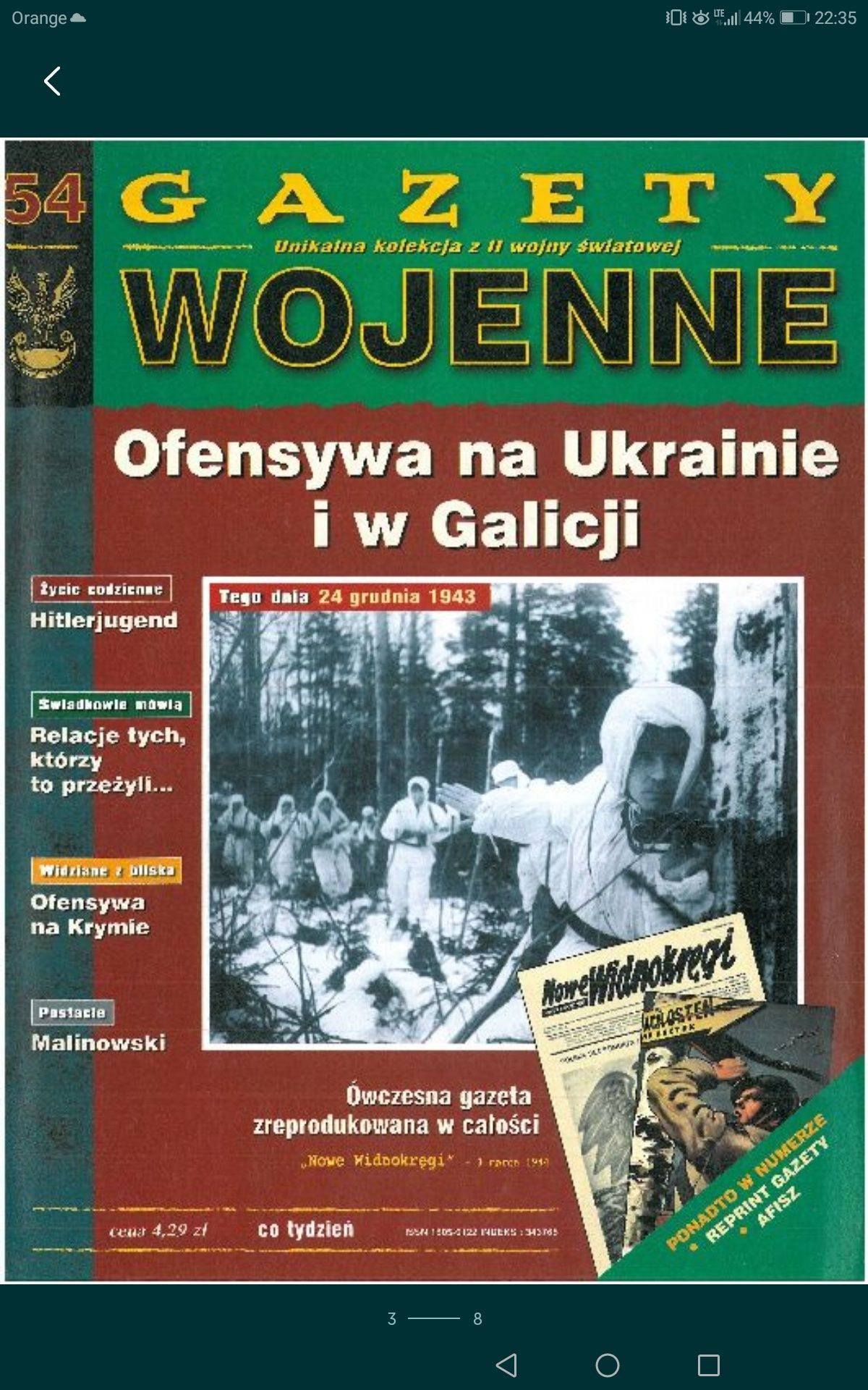 Zestaw Gazety wojenne