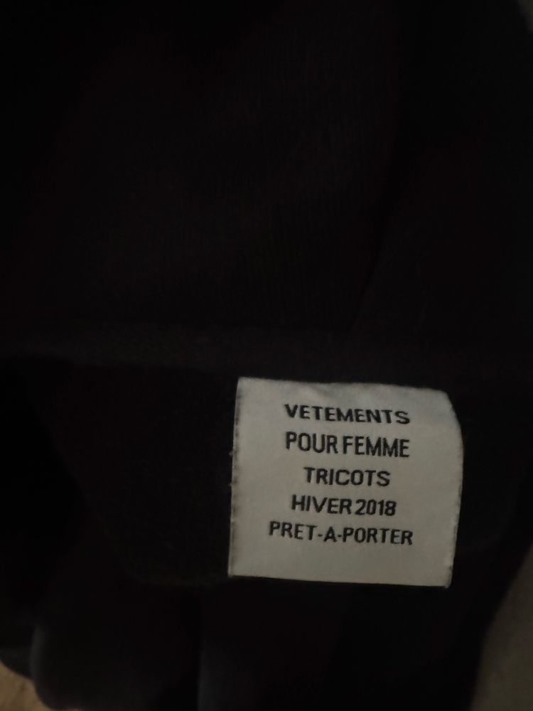 Vetements Titanic Zip original оригинал