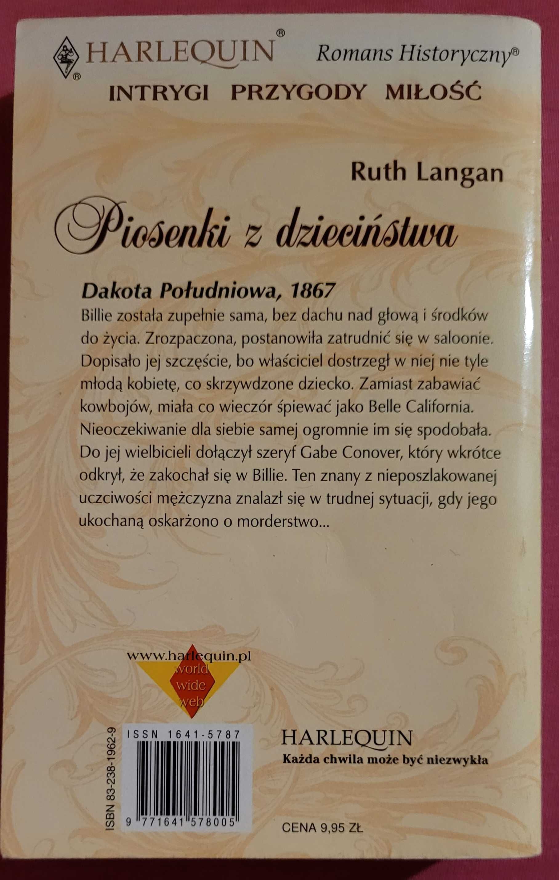 Romans historyczny "Piosenki z dziecinstwa" autor R.Langan  nr 112