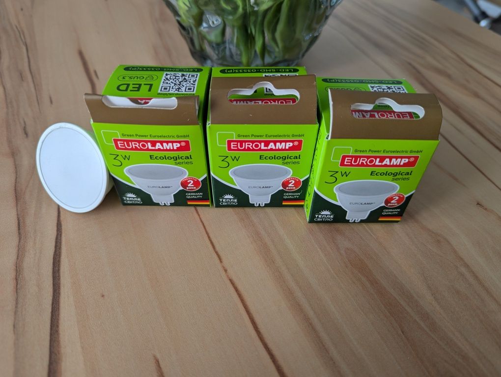 Eurolamp, нова світлодіодна лампочка, 50мм, 4 шт