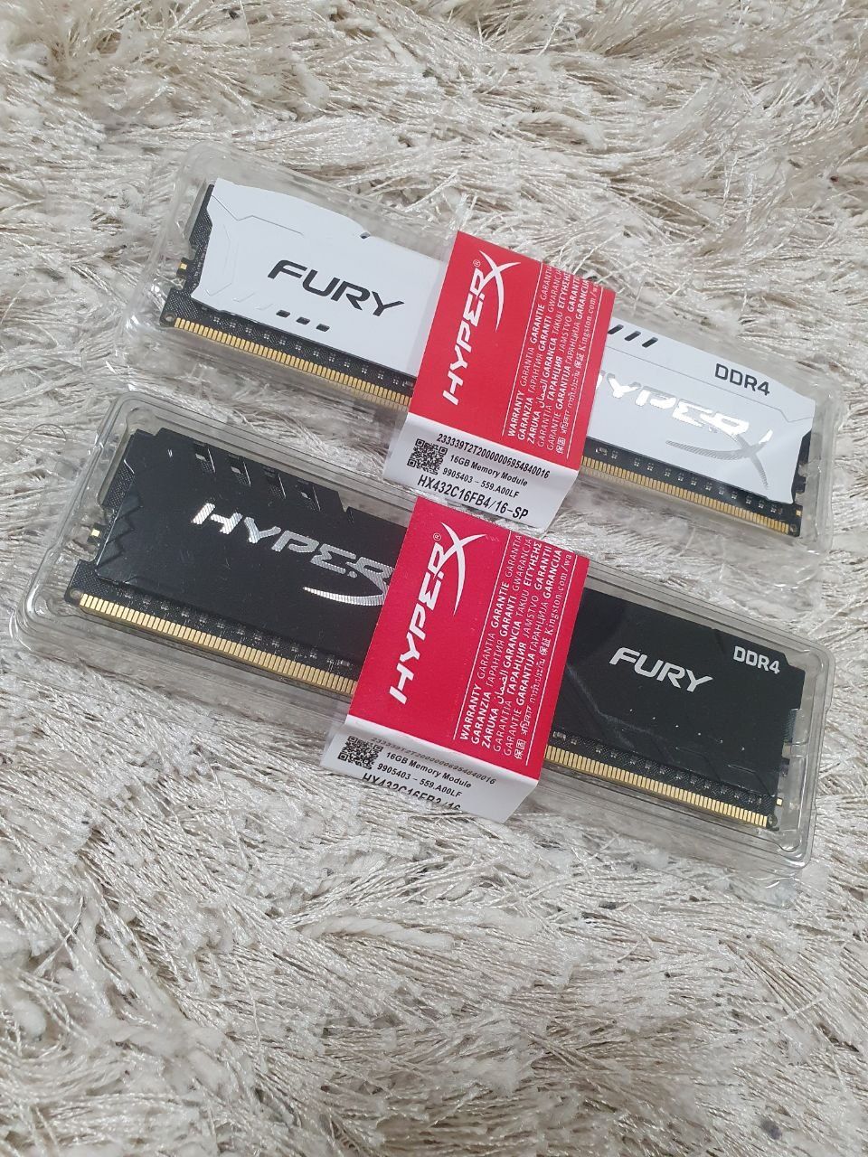 Hyper X HyperX Fury DDR4 16Gb 3200 МГц, оперативная память Kingston