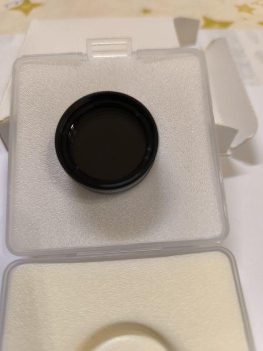 Filtro polarizador variável para telescópio