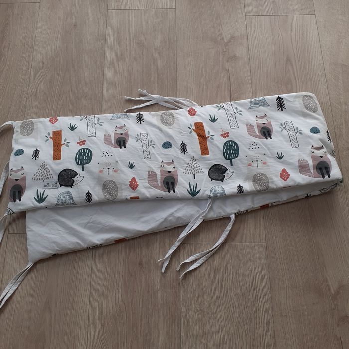 Ochraniacz na łóżeczko zwierzątka leśne