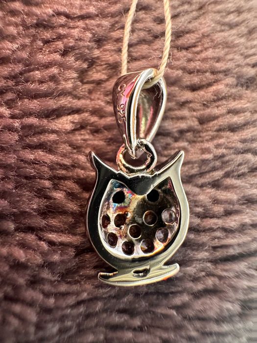 Srebrna zawieszka sowa firmy APART próba 925