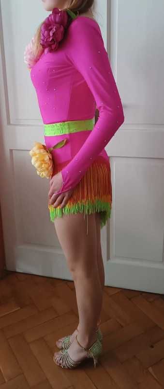 Salsa latino strój turniej S/M/ 36/38 ok. 165 cm
