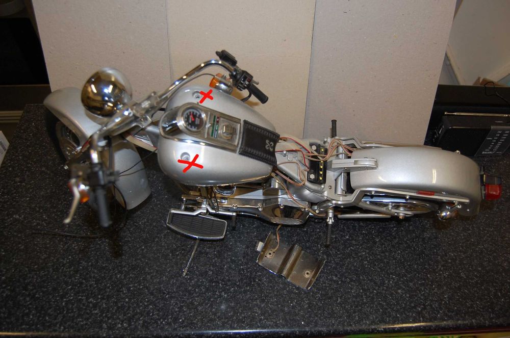 Harley Davidson Fat Boy, escala 1/4, Altaya