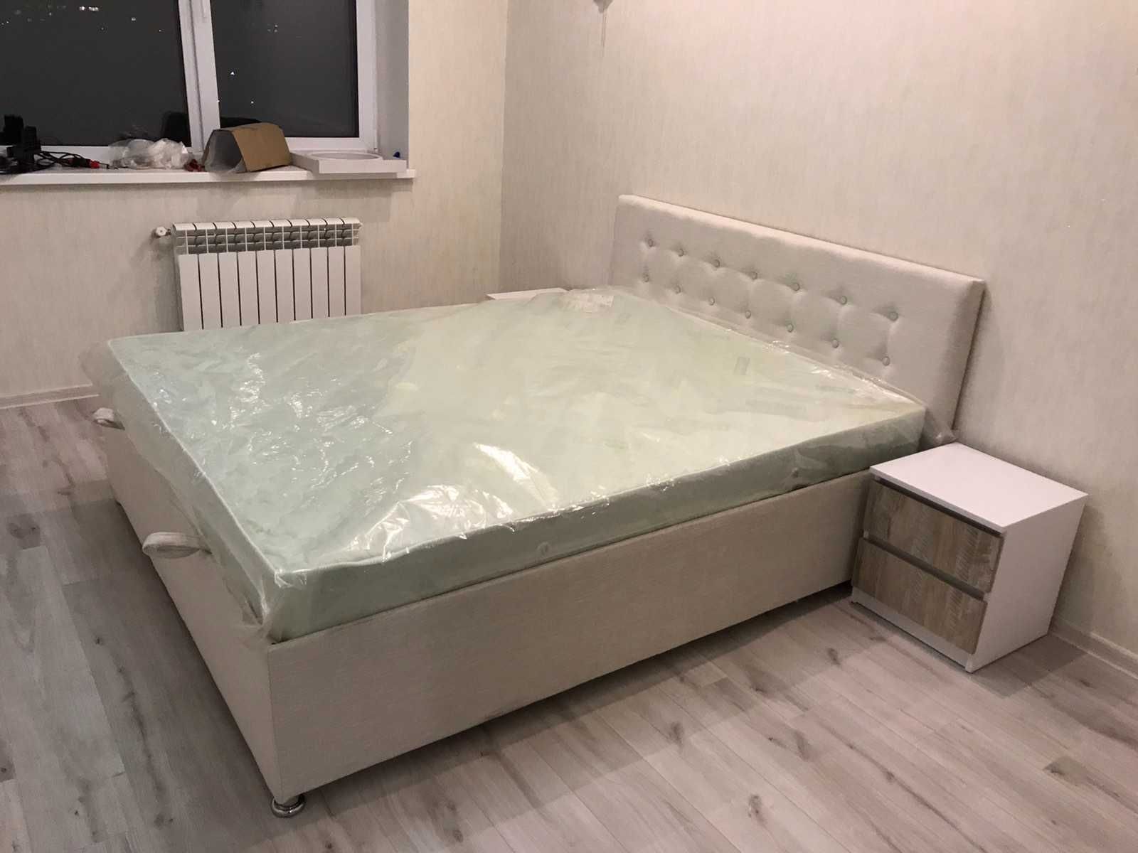 Кровать Камила белый недорого. Много размеров. Доставка. Ліжко.