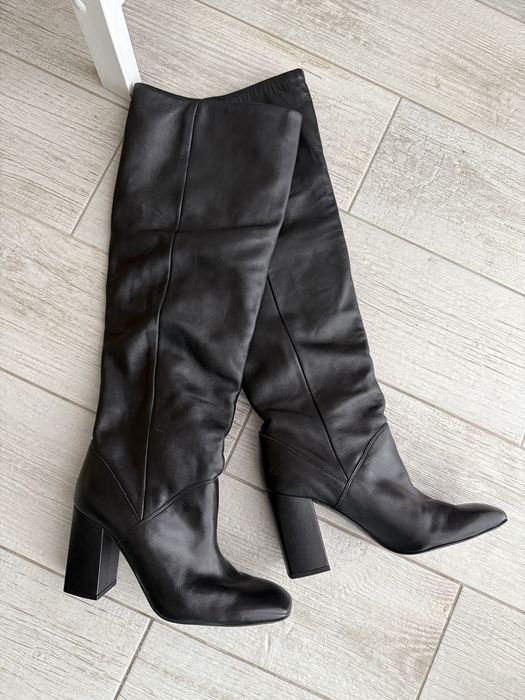 Чоботи демісеззоні шкріяні Stradivarius