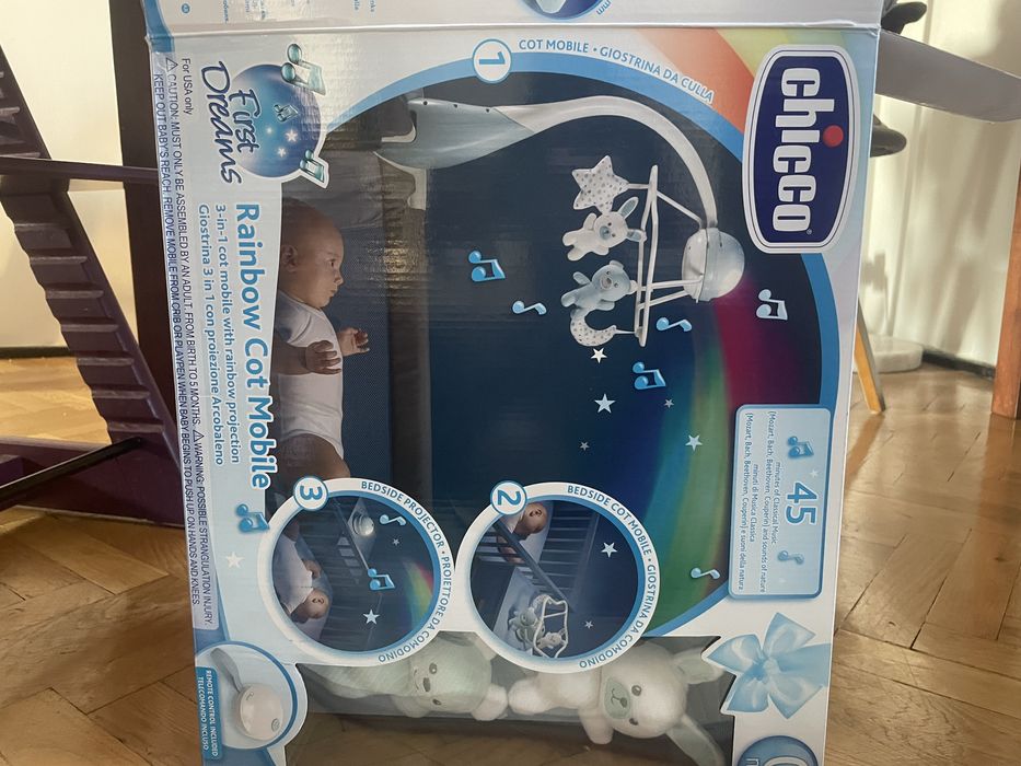 Chicco karuzela raibow cot mobile