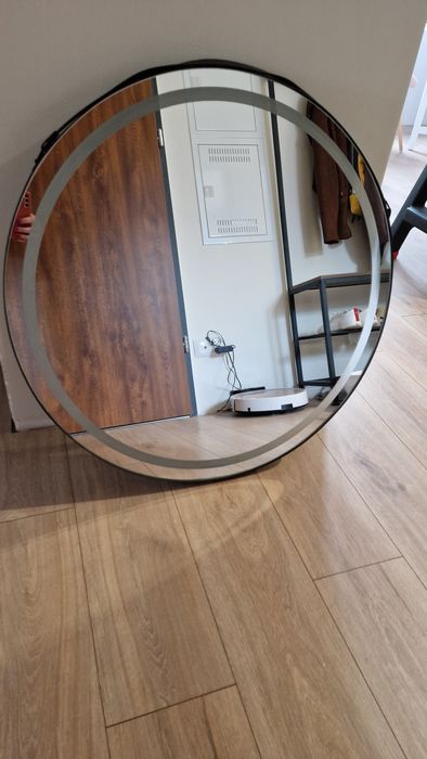 Nowe Lustro okrągłe łazienkowe 75 cm