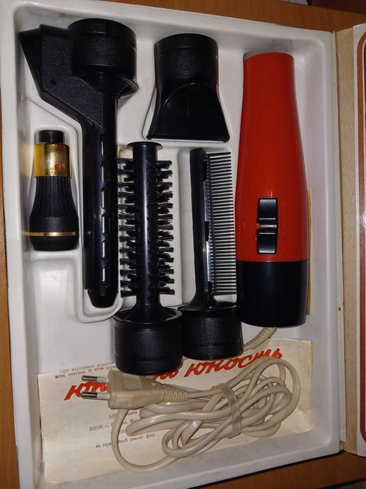 Фен и набор насадок как новый