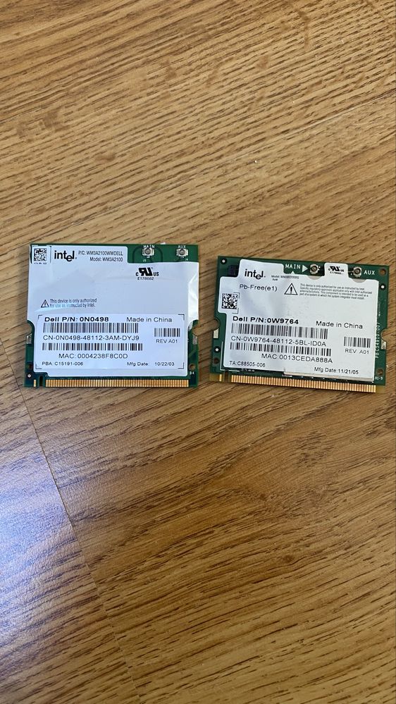 Intel modem wifi do laptopa WM3A2100 WM3B2200BG