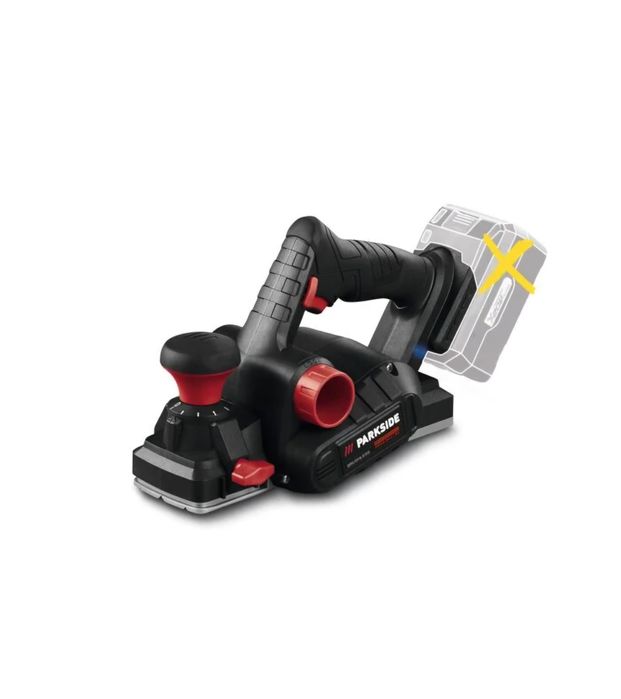 Plaina recarregável 20 V parkside performance