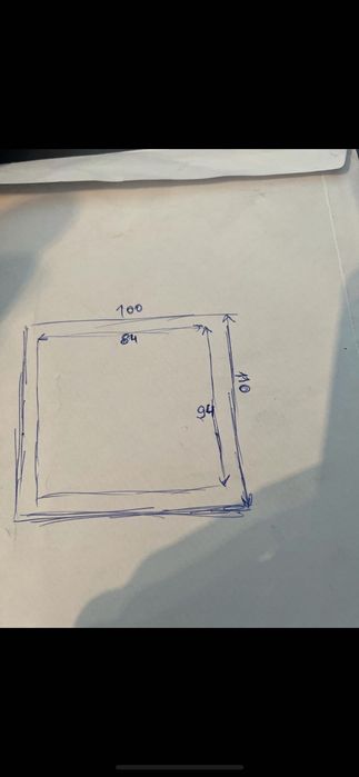 Espelho moldura madeira