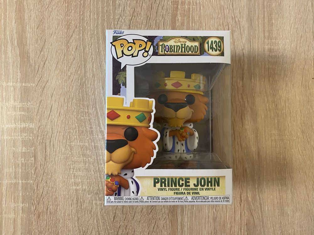 Nowa Figurka Funko POP! Prince John - Robin Hood 1439