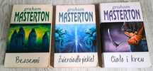3x Graham Masterton Bezsenni + Zwierciadło piekieł + Ciało i krew