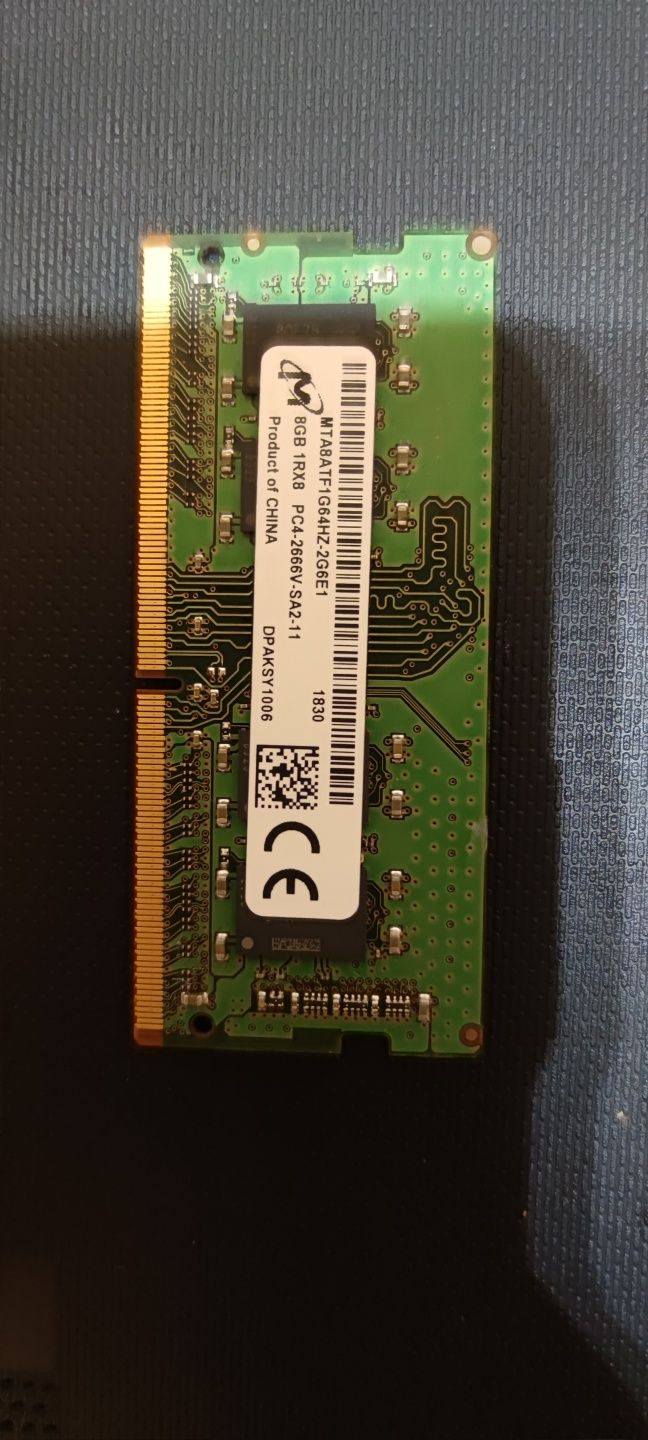 DDR4 8GB 2666MHz SO-DIMM оперативна пам'ять до ноутбука