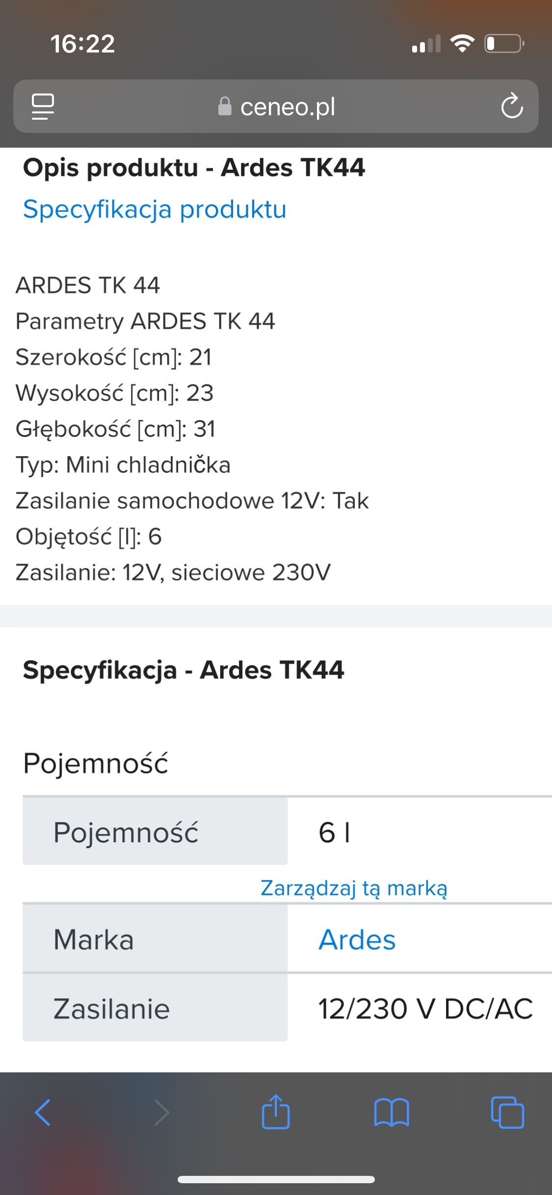 Lodówka samochodowa