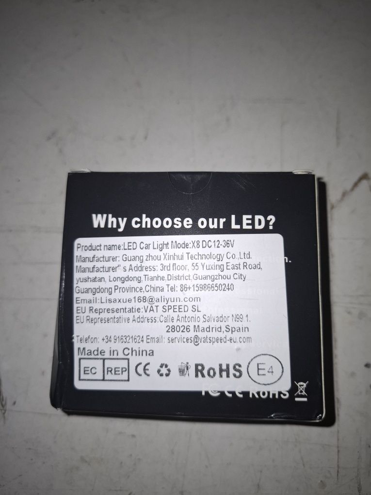 Żarówki LED H4 6000k 2szt.