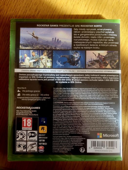 GTA V na konsolę Xbox