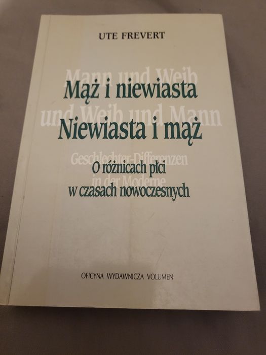 Ute Frevert. Mąż i niewiasta. Stan bardzo dobry
