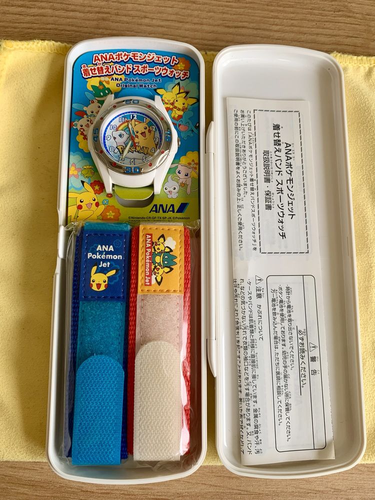 Noey oryginalny japonski zegarek Pokemon 2005 UNIKAT!