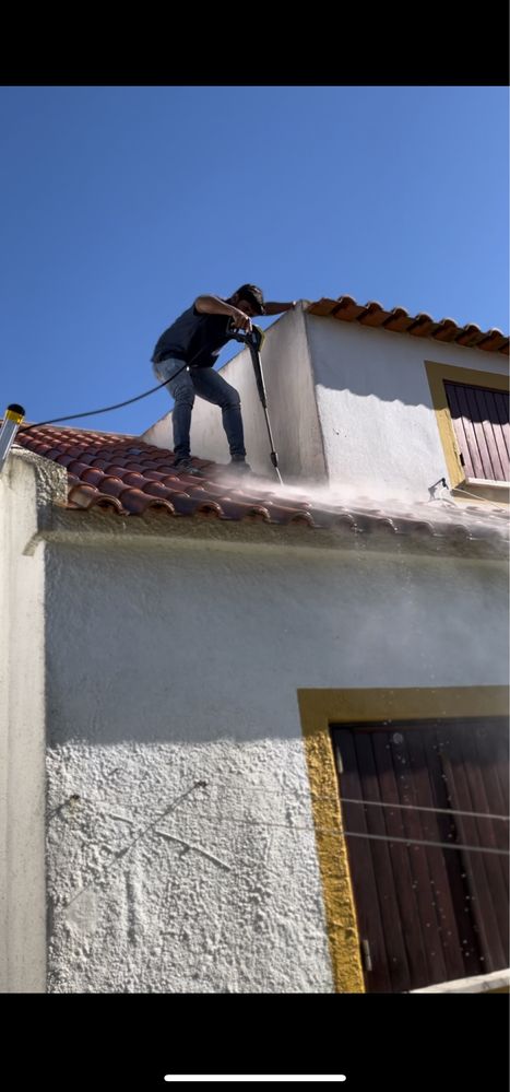 Limpeza de telhados e impermeabilização