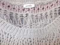 Camisola malha lilás cinzenta/Lilac & gray knit sweater - PIMKIE (M/L)