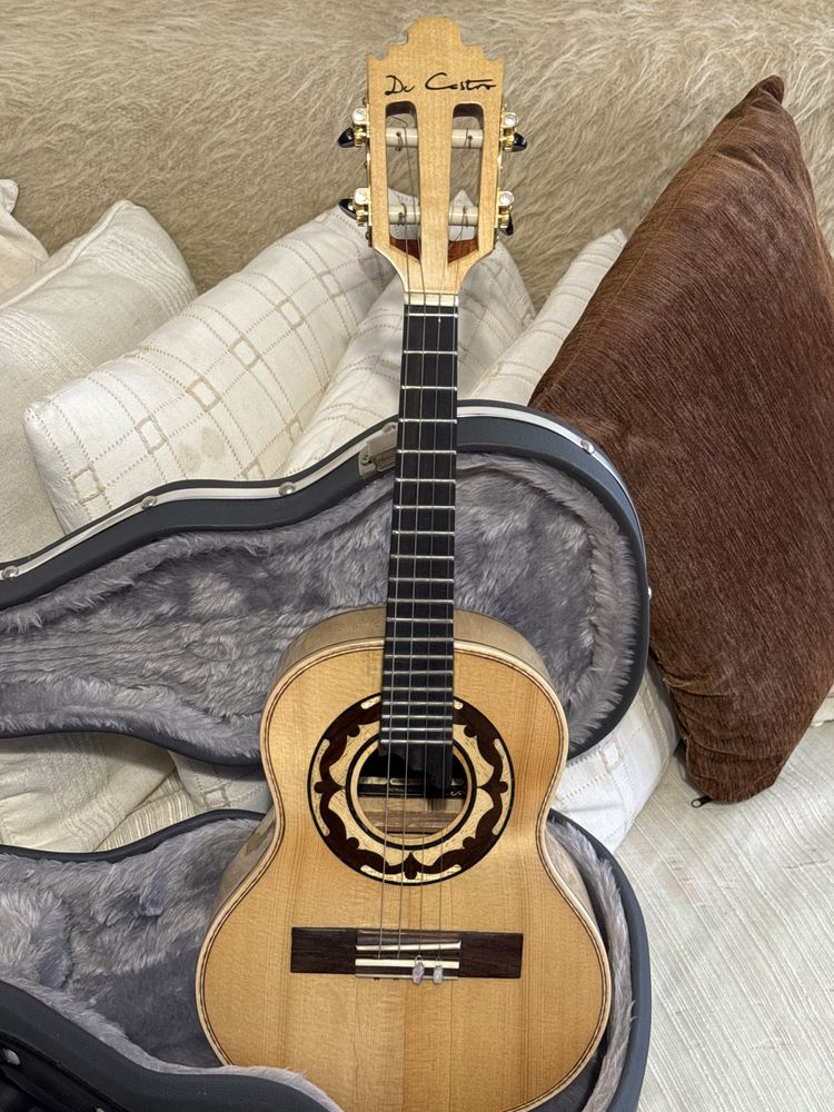 Cavaquinho De Castro Luthier em Faia C/ Captador Shaffiman