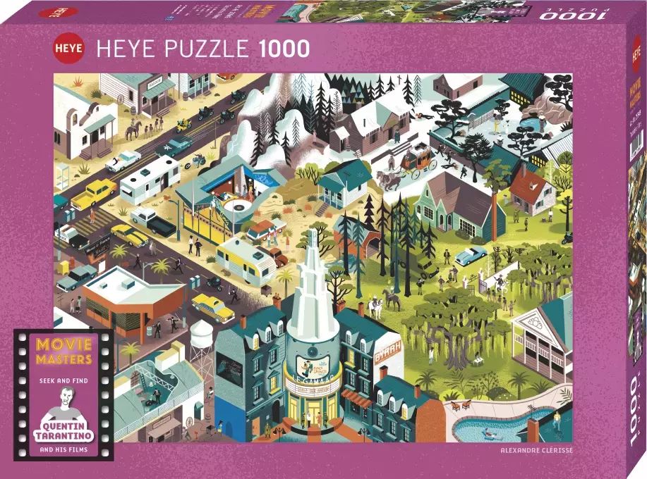 Puzzle 1000 elementów. Movie Masters. Filmy Ouantina Tarantino. Heye