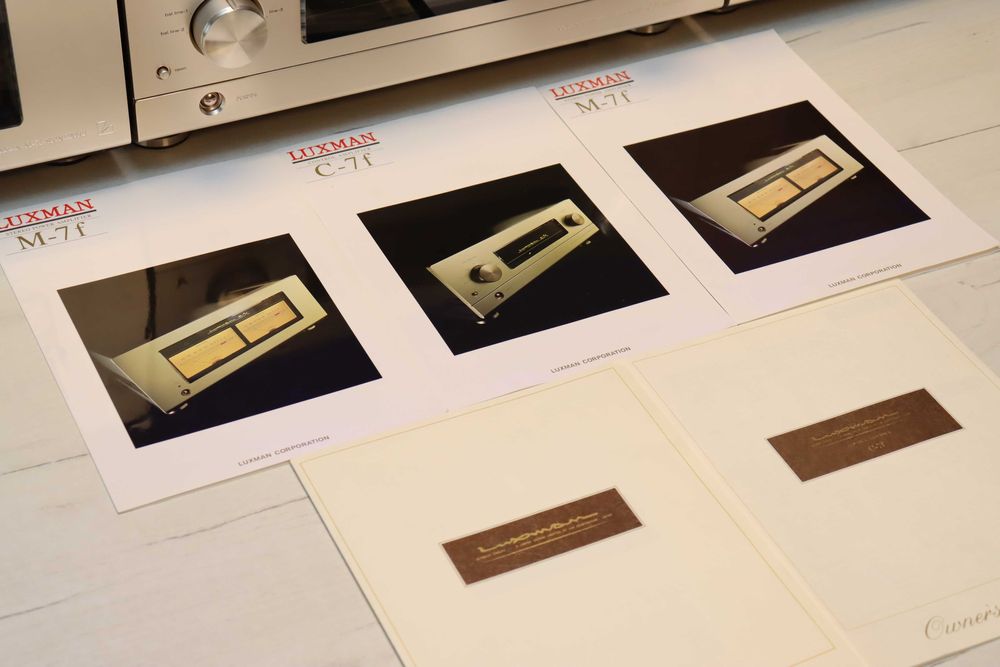 Luxman M-7F × 2 + C-7F  komplet kolekcjonerski  wersja 230 V zamiana