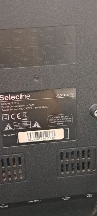 Tv selecline  31,5 led tv